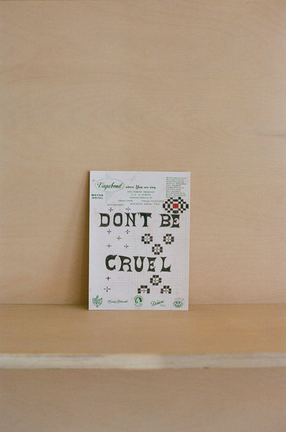 Lordcowboy - Don't Be Cruel - Art Print by Lordcowboy