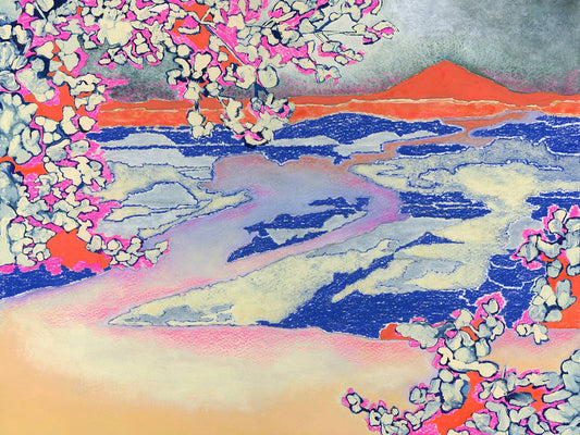 Emily Kepulis Studio - "Cherry blossoms on the Willamette" Art Print 
