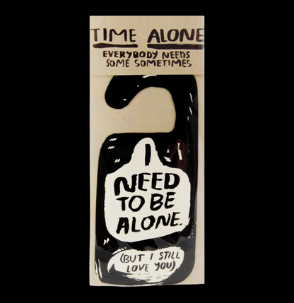 Alone Time Door Hanger - Case Pack of 6