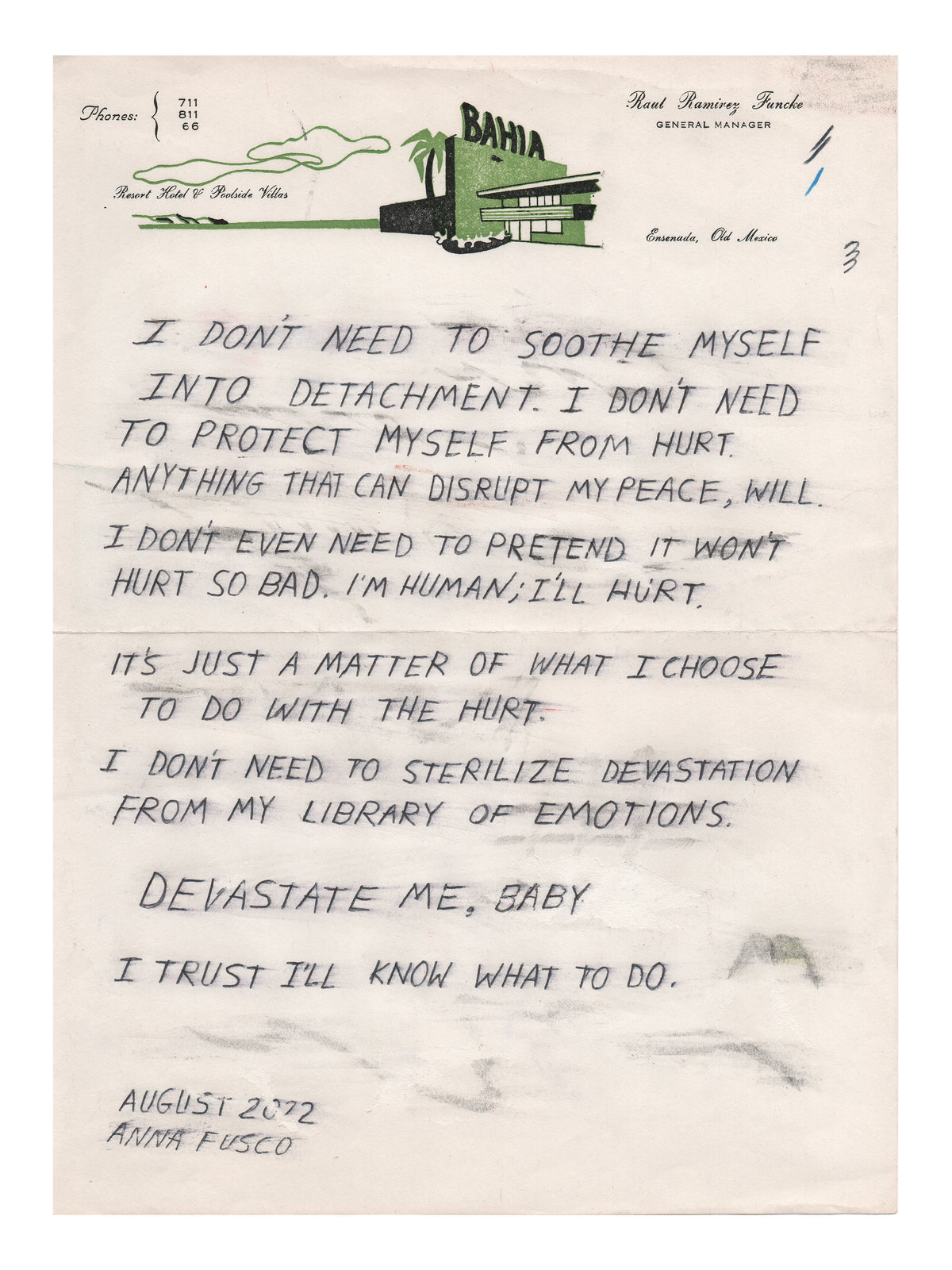 Lordcowboy - Devastate Me, Baby - Art Print by Lordcowboy