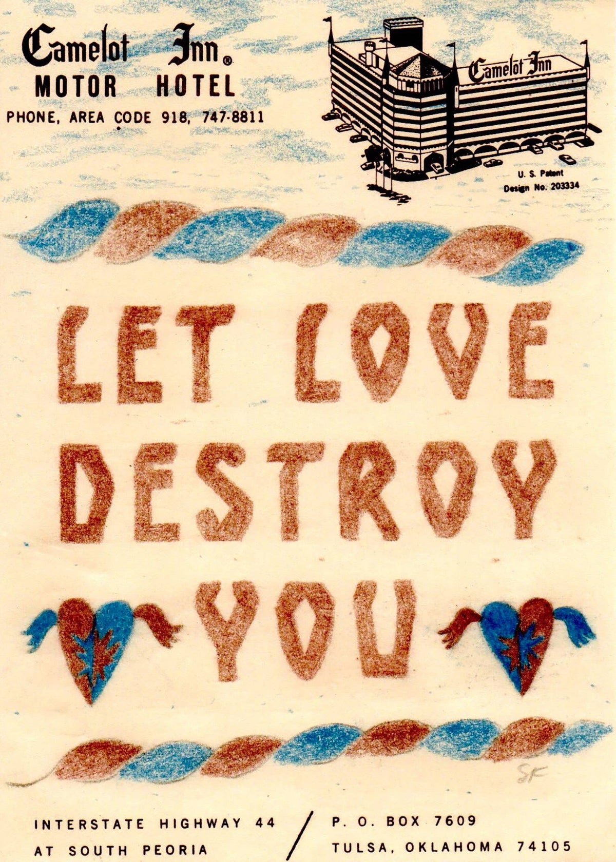 Lordcowboy - Let Love Destroy You - Art Print by Lordcowboy