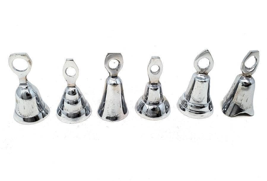 GREENROOTS USA LLC - 1.5 " Chrome Plated Brass Bell (Set Of 12)