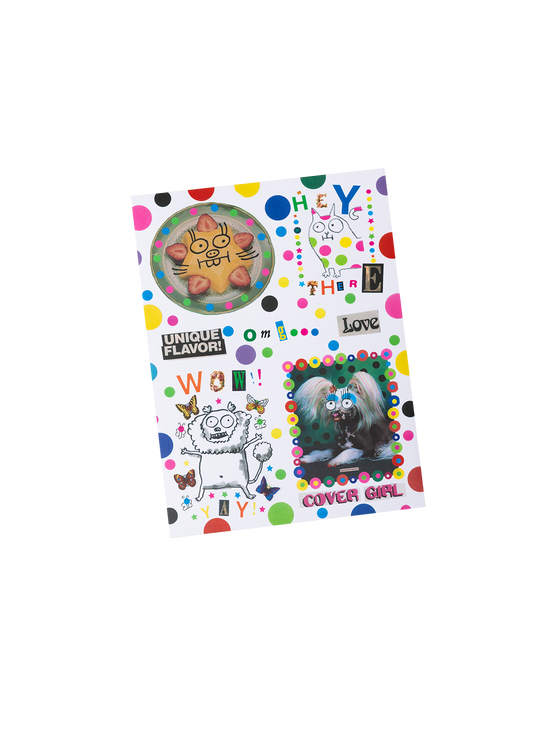 gentle thrills - Collage sticker sheet