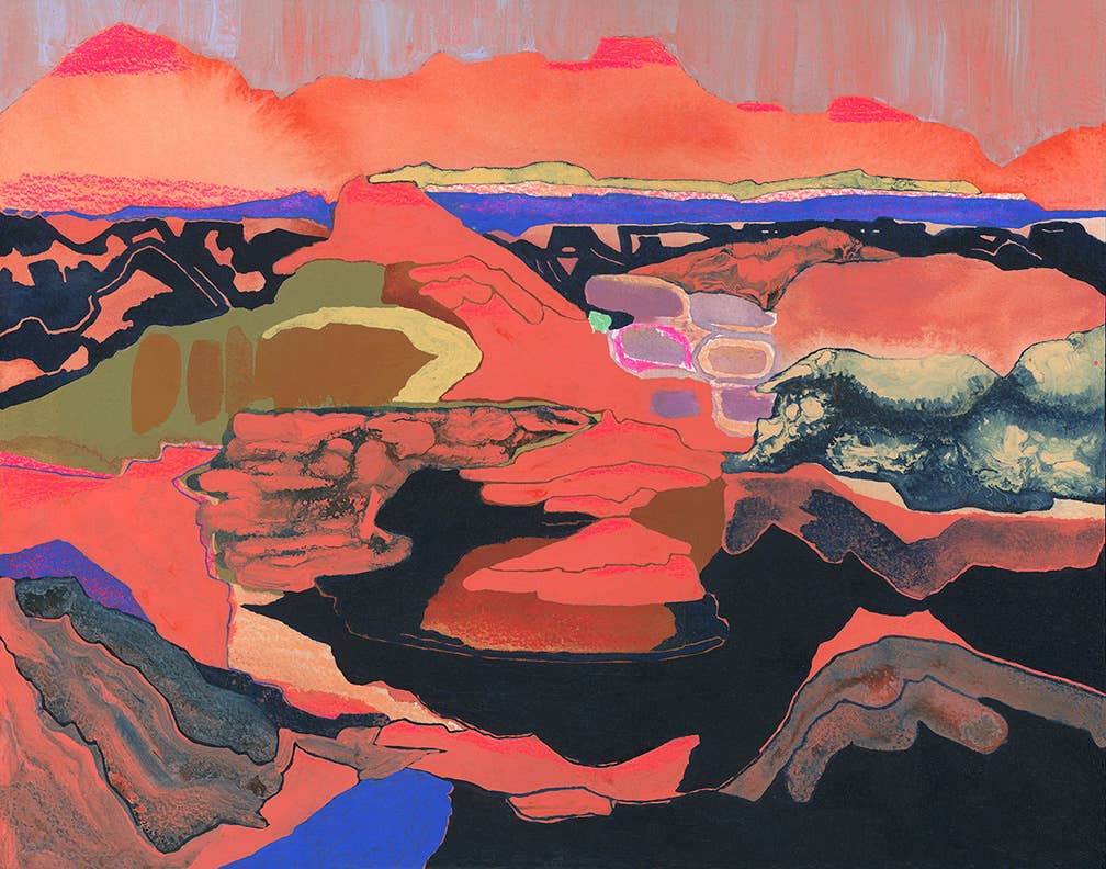 Emily Kepulis Studio - "From above, your pinky is a mountain" Art Print 