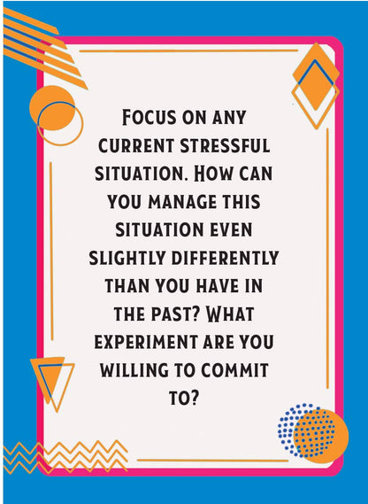 Stress Coping Skills Deck