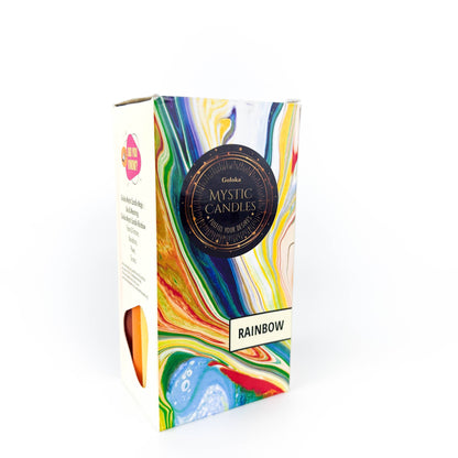 GREENROOTS USA LLC - Goloka Rainbow (Assorted Color) Mini Ritual Candle (Pack Of