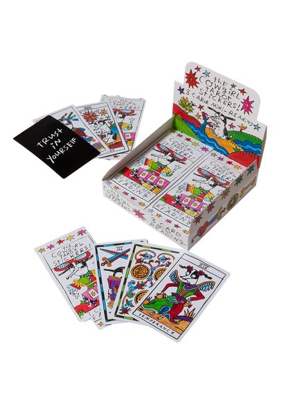 gentle thrills - Cowgirl tarot sticker pack