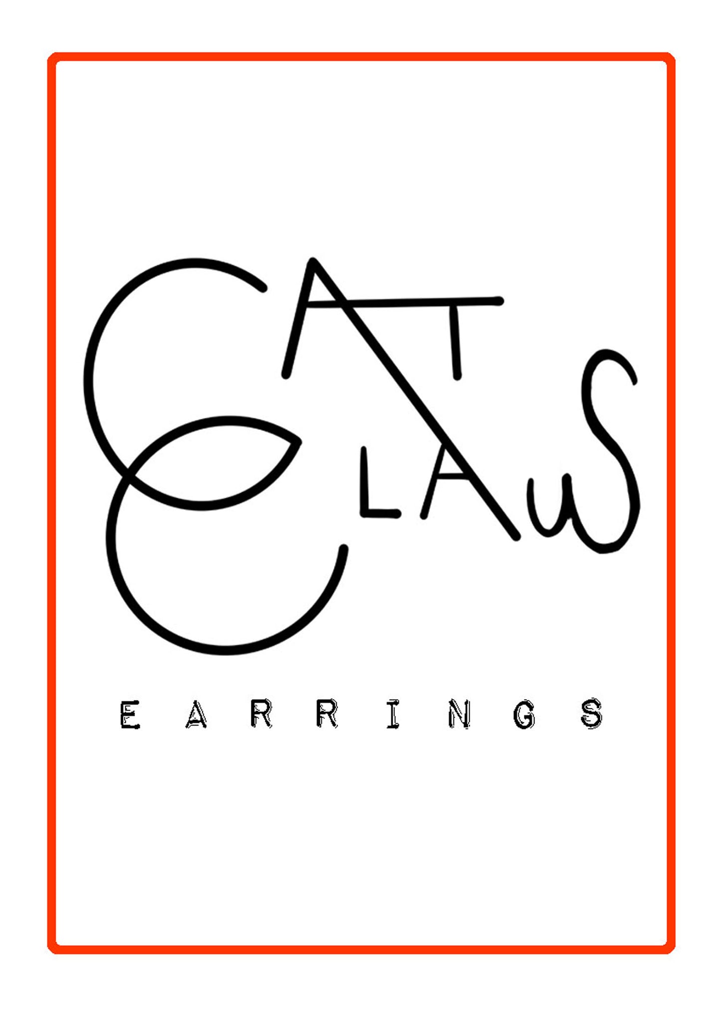 Cat Claus Earrings