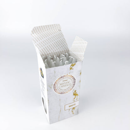 GREENROOTS USA LLC - Goloka White Mini Ritual Candle (Pack Of 20) - 0.5"X5"