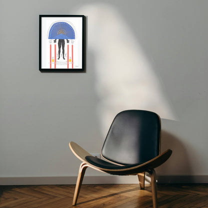 Keemo Gallery - Modern Abstract Art Print Wall Colorful Decor Gift Unique
