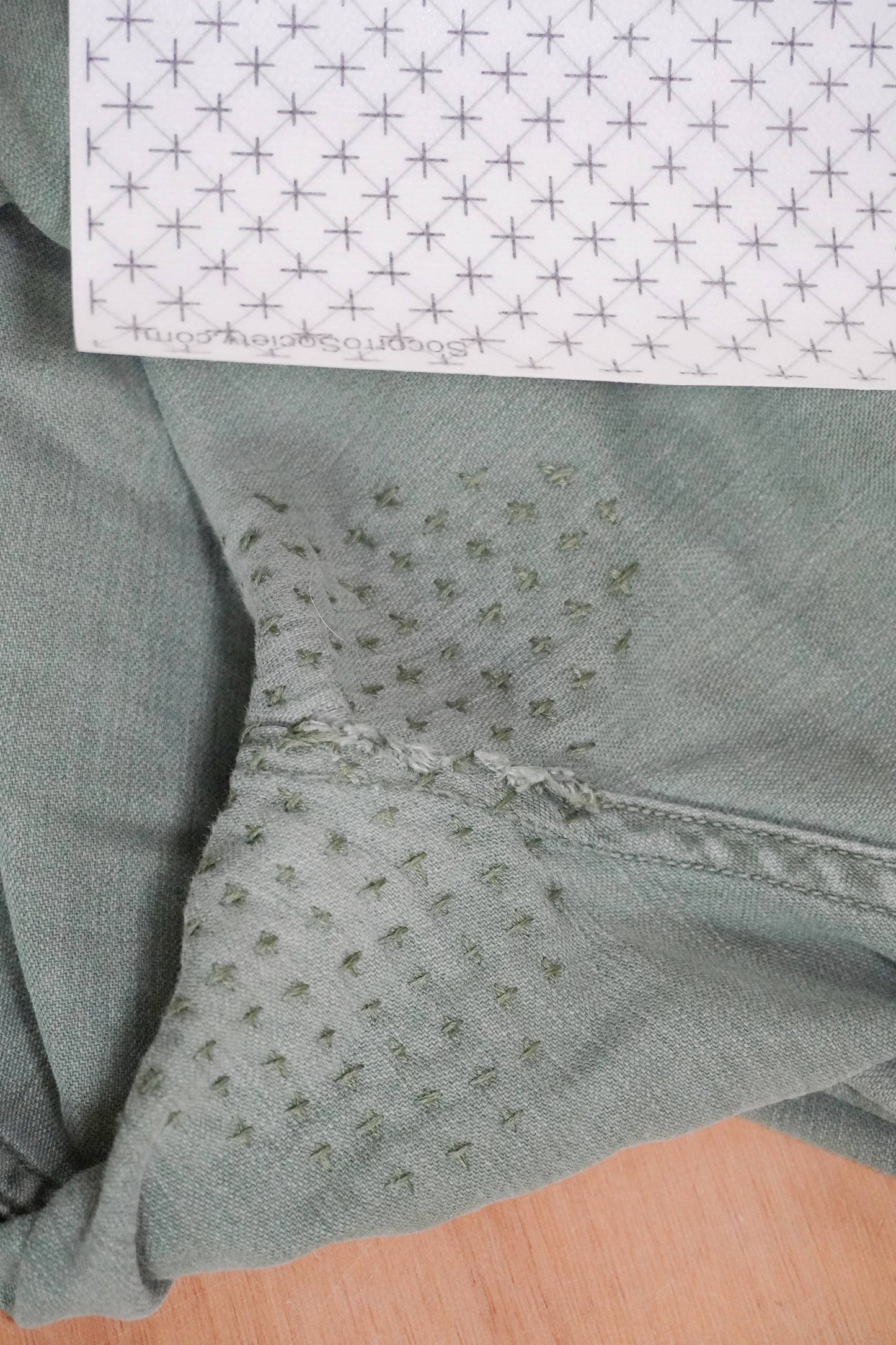 Sashiko Inspired Mending Stick and Stitch Patterns- Vol 2