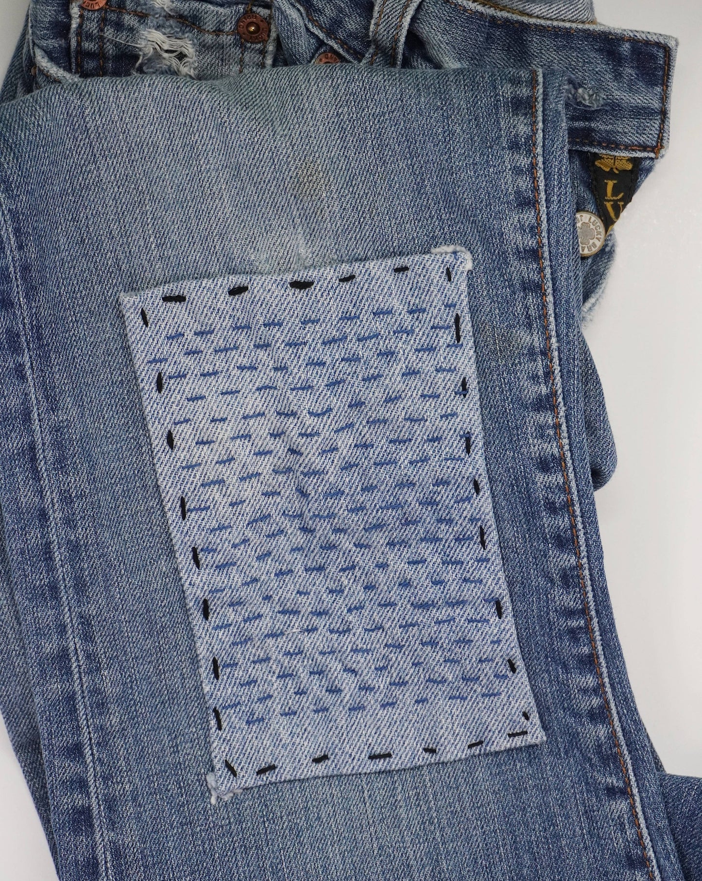 Visible Mending Stick and Stitch Patterns- Starter Pack