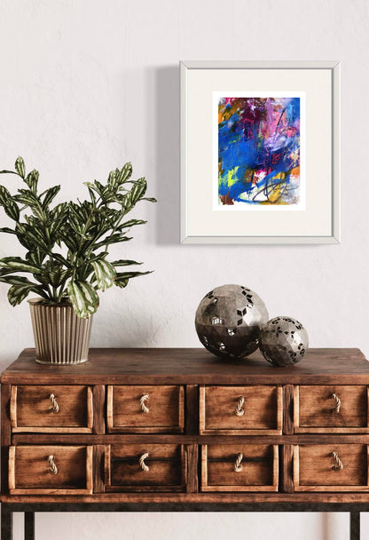 Riverwalk Abstract Art Print