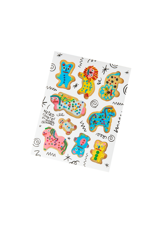 gentle thrills - Weird cookies sticker sheet